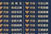 《王者荣耀50强称号设置方法教程》（打造专属荣耀）