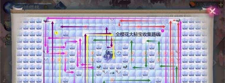 阴阳师松月樱林25步樱花路线怎么走？完整路线图解？