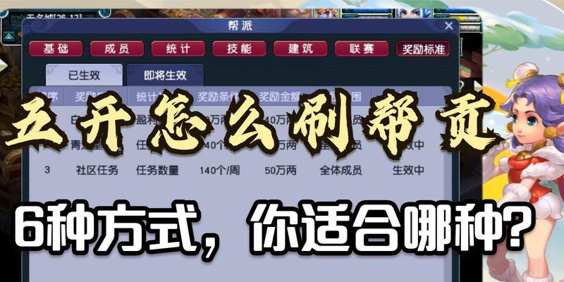 梦幻西游中获取帮贡的方法有哪些？帮贡有何用途？