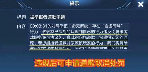 王者荣耀举报机制如何操作？举报后会有什么效果？