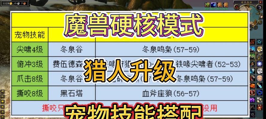 魔兽世界中猎人如何更好地带宠物？