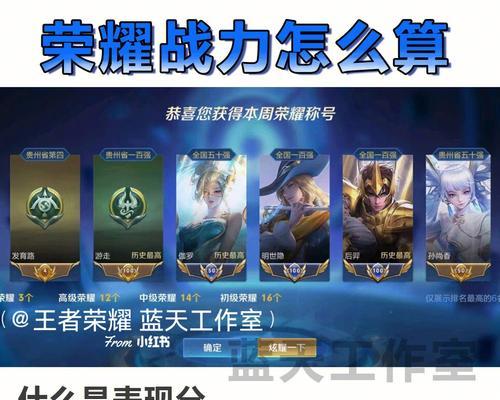 王者荣耀中的战力概念是什么？如何提升自己的战力？