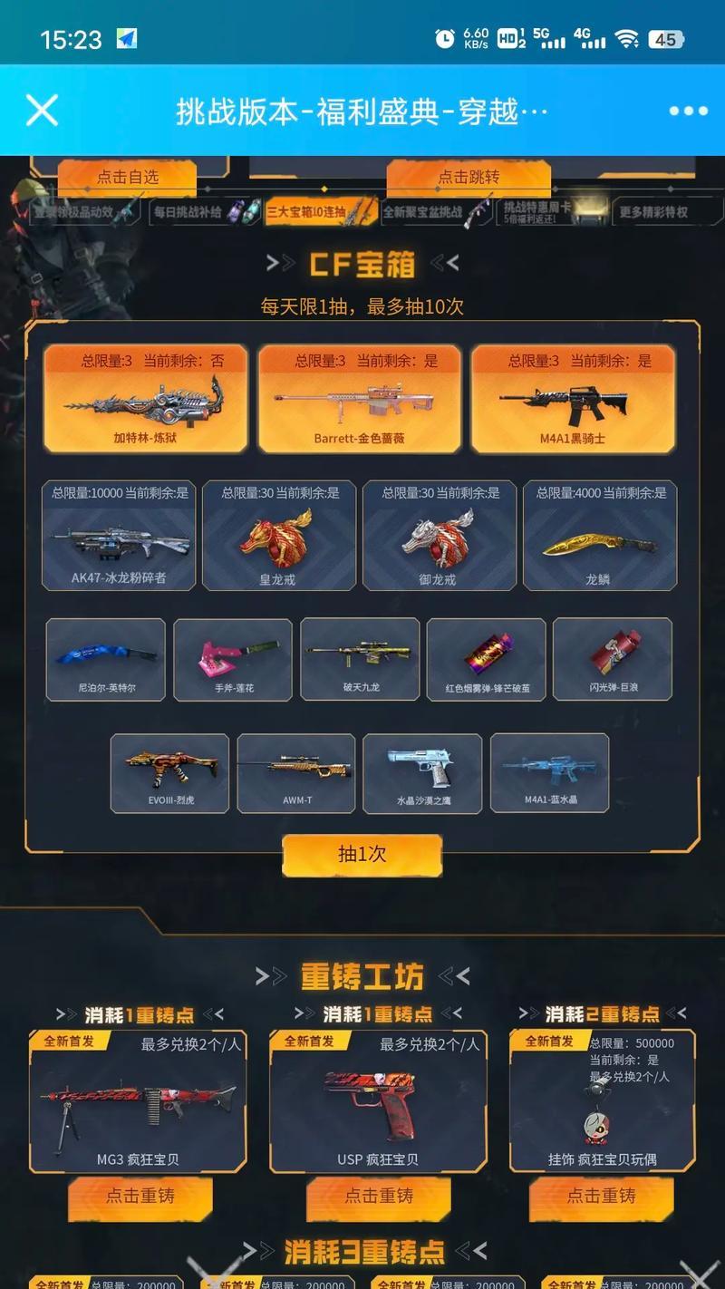 cf中幻神角色的现价是多少？