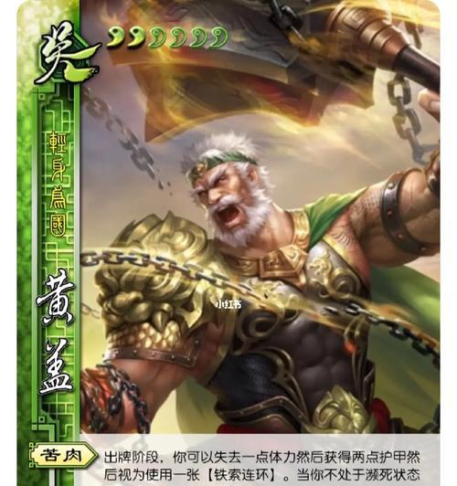 三国杀中黄盖适合携带哪些装备？
