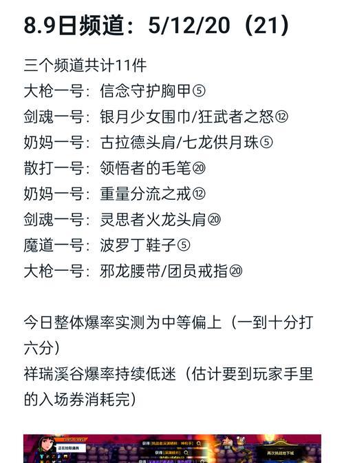 dnf体验服深渊的爆率如何？