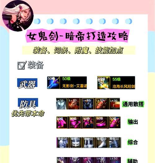 地下城回归天帝装备选择建议？
