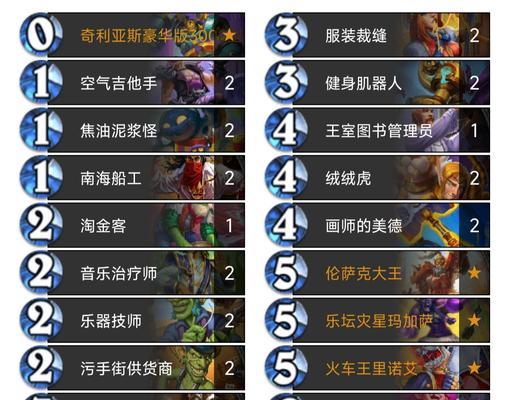 炉石传说新赛季卡组如何搭配？有哪些推荐？