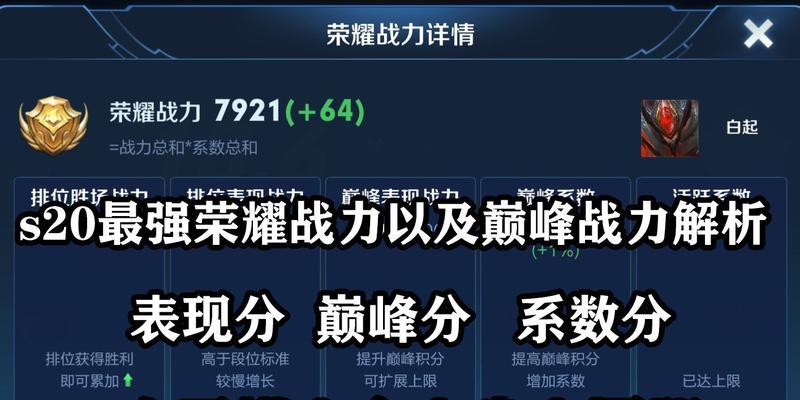 王者荣耀荣耀系数怎么？荣耀系数的作用是什么？