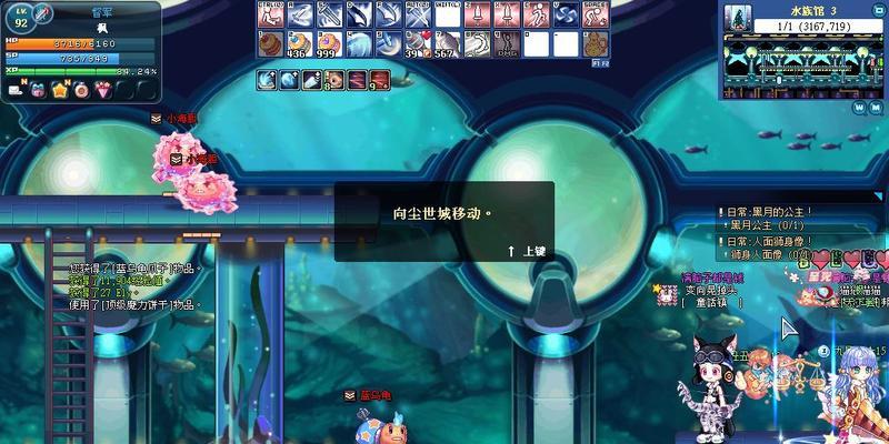 彩虹岛水族入口在哪里？如何快速到达水族区域？