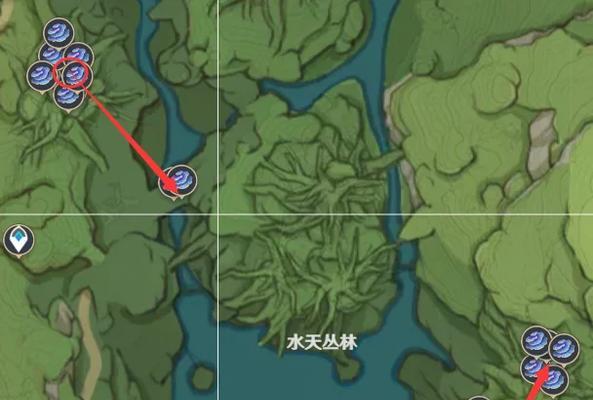 原神三颗忍冬之树分布位置一览