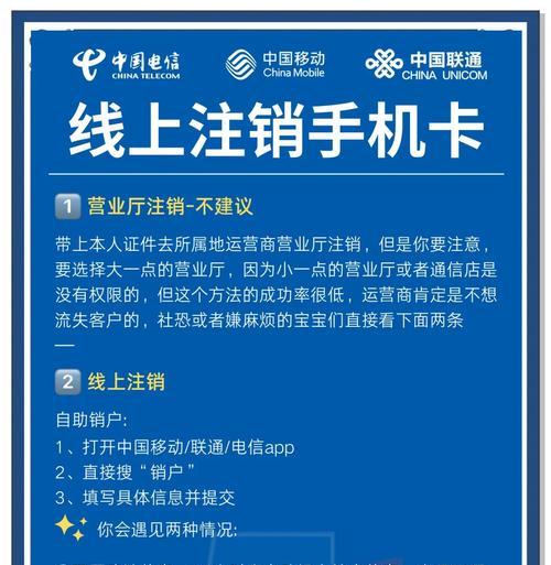 注销手机号流程复杂吗？注销后数据如何处理？